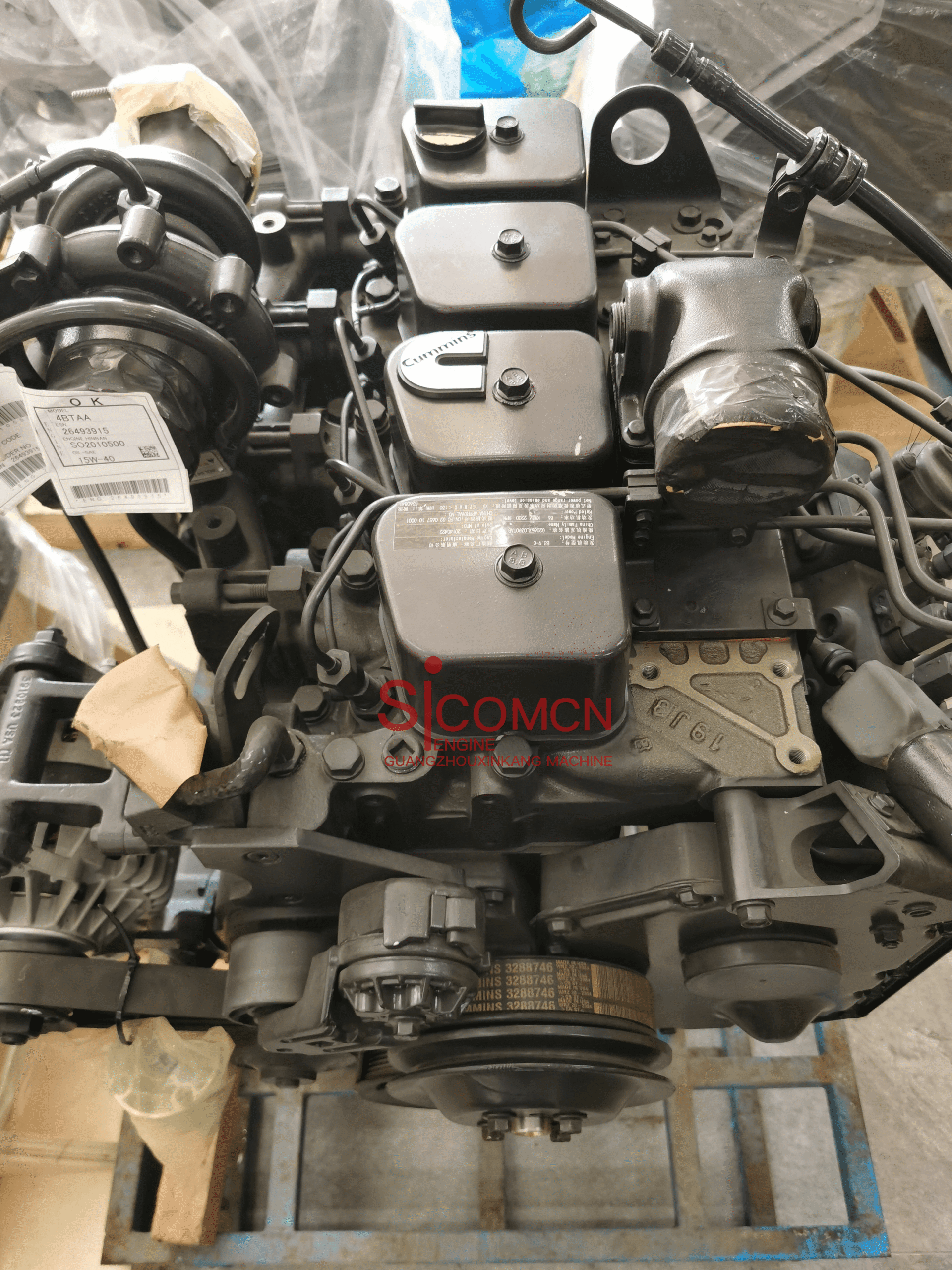 Original Cummins 4D102 Engine Assembly DI For Komatsu Excavator ...