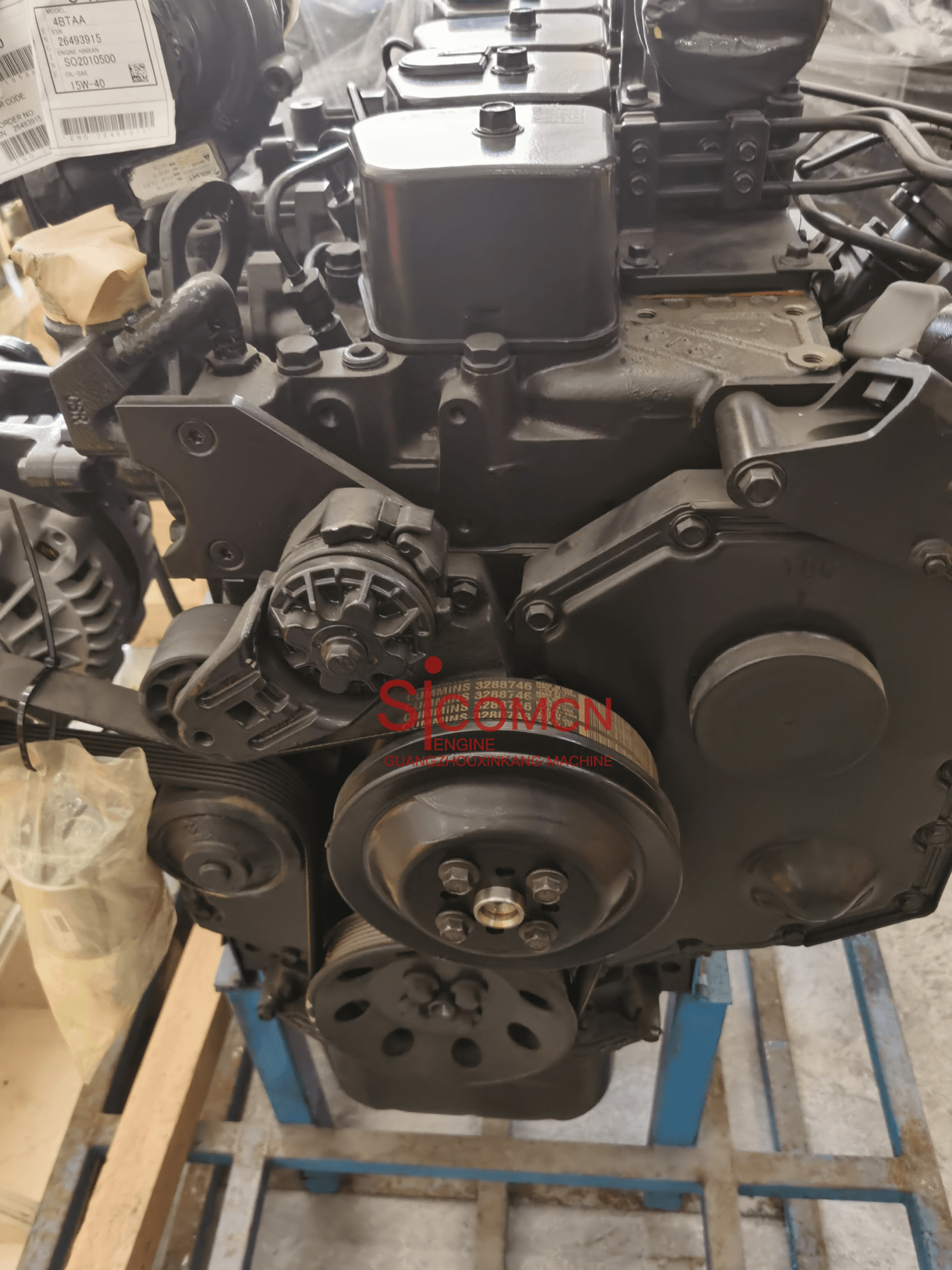 Original Cummins 4D102 Engine Assembly DI For Komatsu Excavator ...