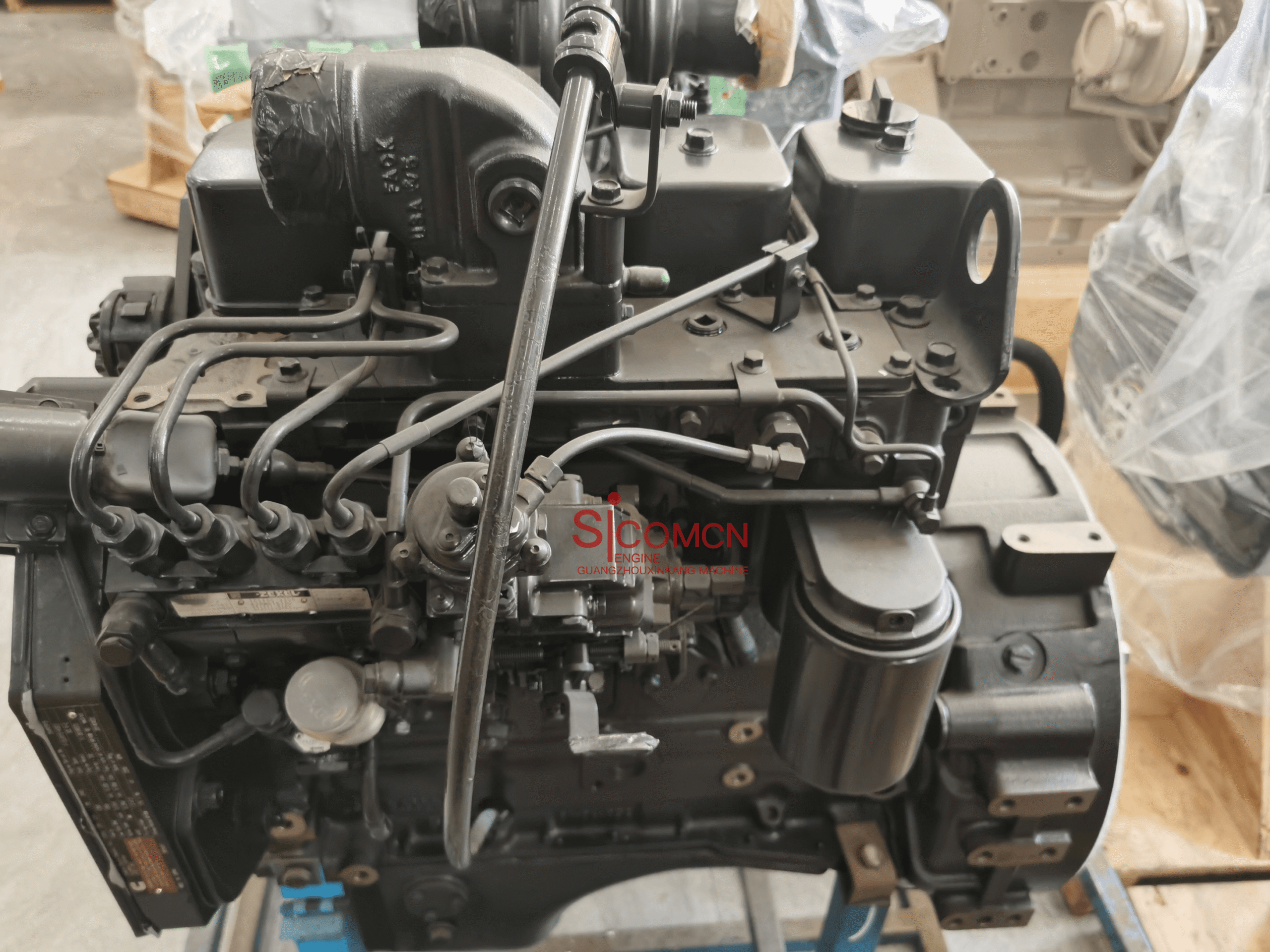 Original Cummins 4D102 Engine Assembly DI For Komatsu Excavator ...