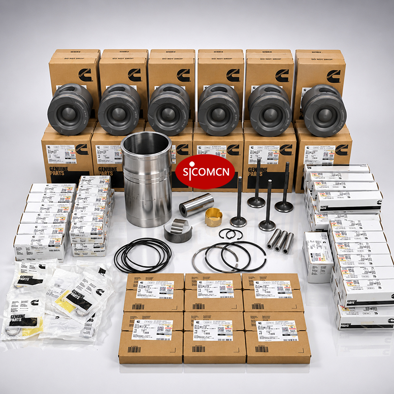 Cummins 6LTAA8.9 overhaul kit with diesel engine rebuild parts for construction machinery and industrial equipment repair