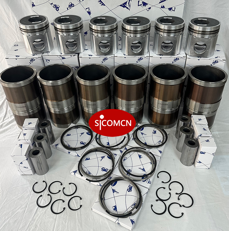 Cummins 6D114-1 OEM Overhaul Kit with engine rebuild parts for excavator and construction machinery maintenance