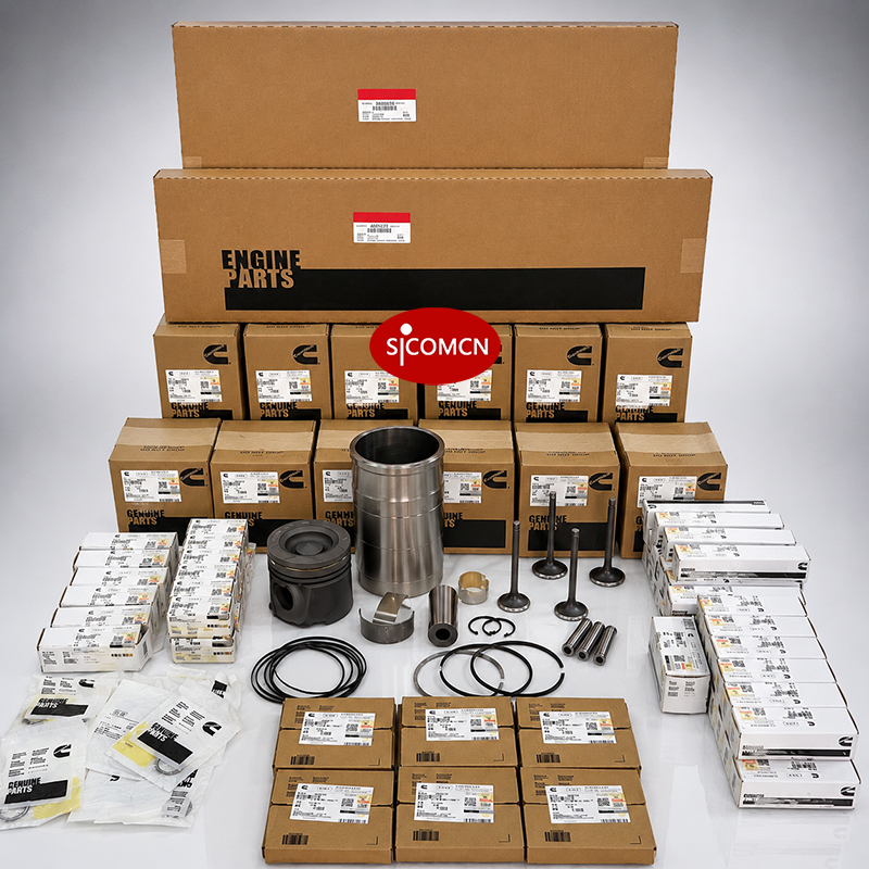 Cummins 6LTAA8.9 overhaul kit with diesel engine rebuild parts for construction machinery and industrial equipment repair