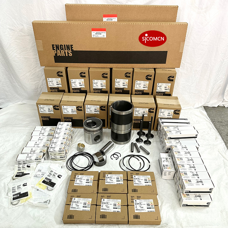 Cummins 6D114-1 overhaul kit with diesel engine rebuild parts for excavator maintenance and repair