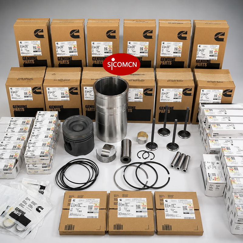 Cummins 6LTAA8.9 overhaul kit with diesel engine rebuild parts for construction machinery and industrial equipment repair