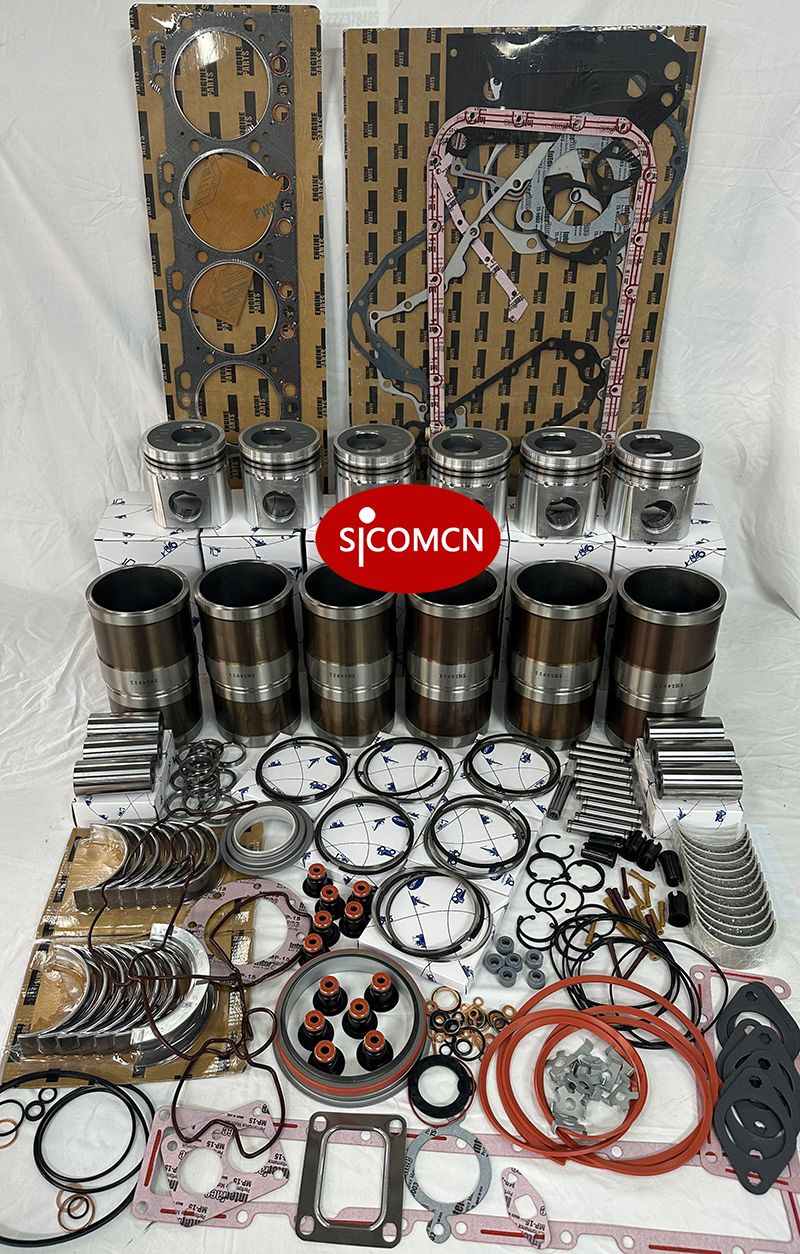 Cummins 6D114-1 OEM Overhaul Kit with engine rebuild parts for excavator and construction machinery maintenance