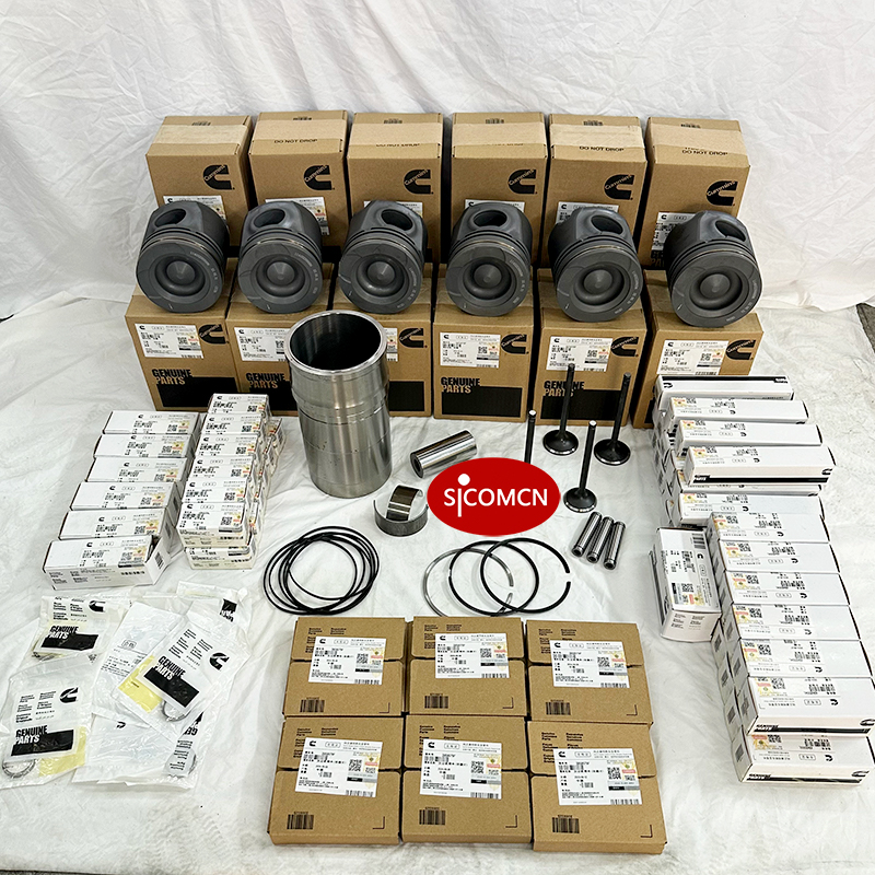 Cummins 6LTAA8.9 overhaul kit with diesel engine rebuild parts for construction machinery and industrial equipment repair