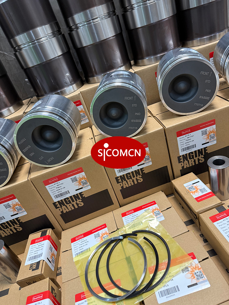 Cummins 6CT8.3 overhaul kit with diesel engine rebuild parts for excavator and industrial equipment maintenance