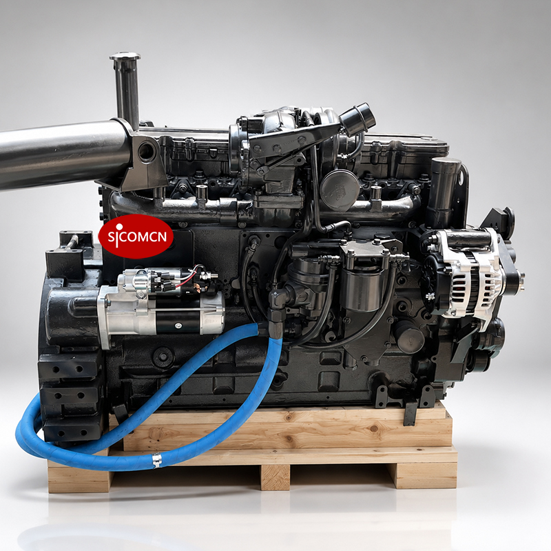 6D114-3 EFI diesel engine for excavators, construction machinery, and industrial equipment