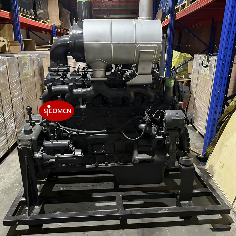 6D125E-2 diesel engine for excavators, construction machinery, and industrial applications
