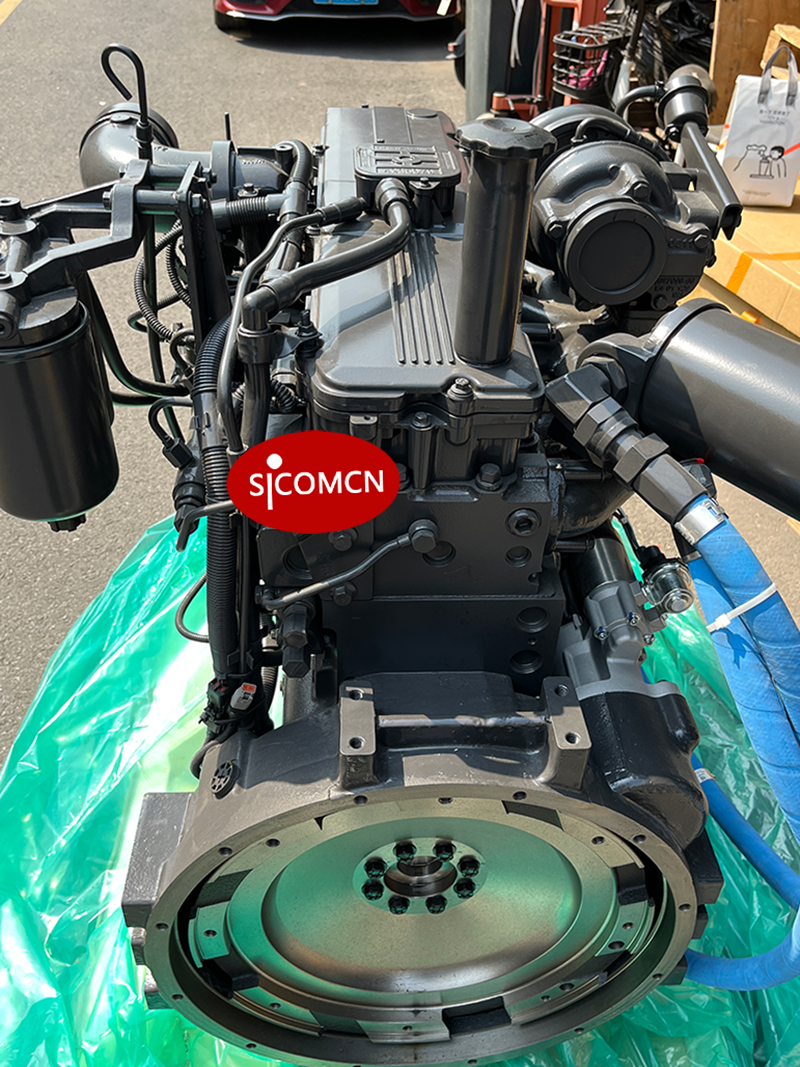 6D114-3 EFI diesel engine for excavators, construction machinery, and industrial equipment