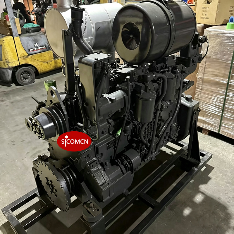 6D125E-2 diesel engine for excavators, construction machinery, and industrial applications