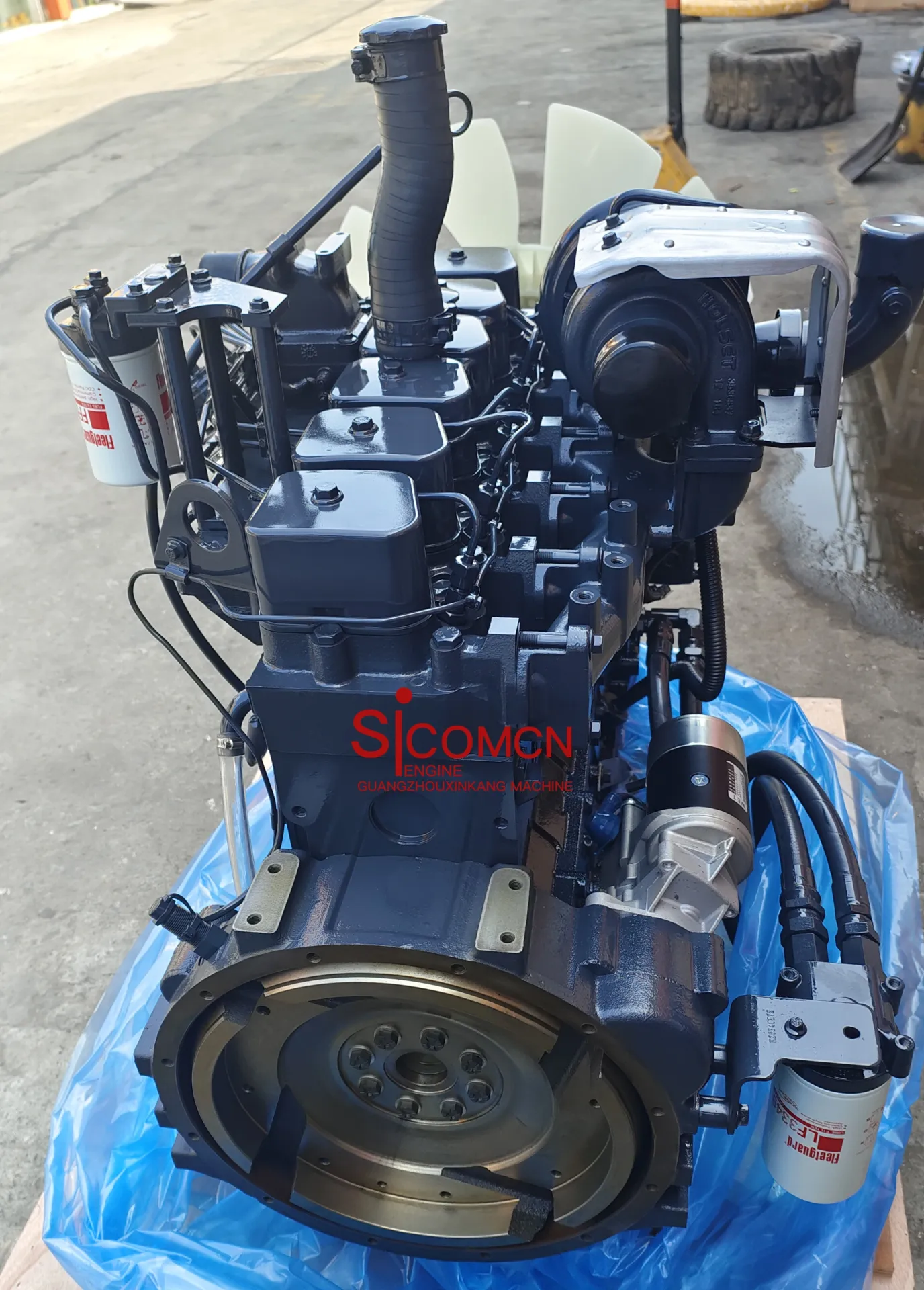 6D102 reman engine assembly export packing for construction machinery