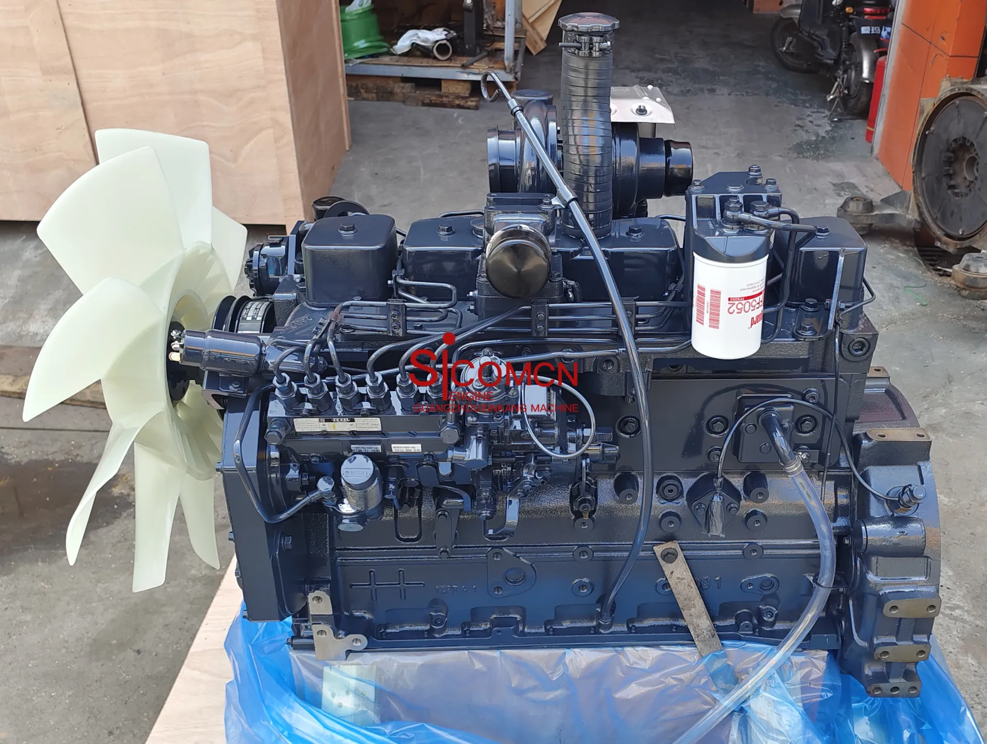6D102 rebuilt diesel engine for Komatsu excavator