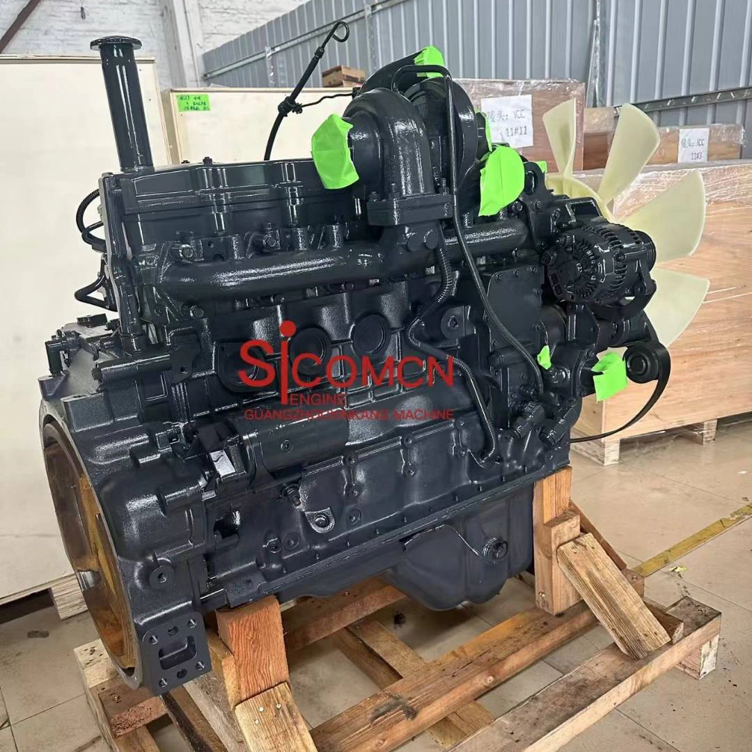 6D107 rebuilt diesel engine assembly for Komatsu construction machinery