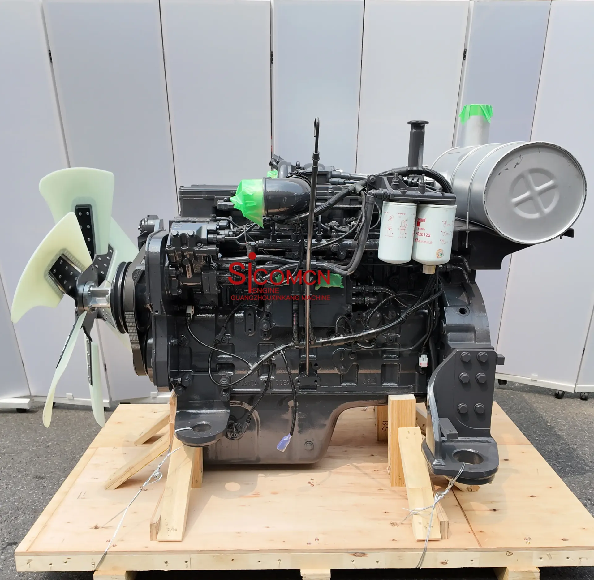 6D114-3 rebuilt diesel engine for Komatsu excavator