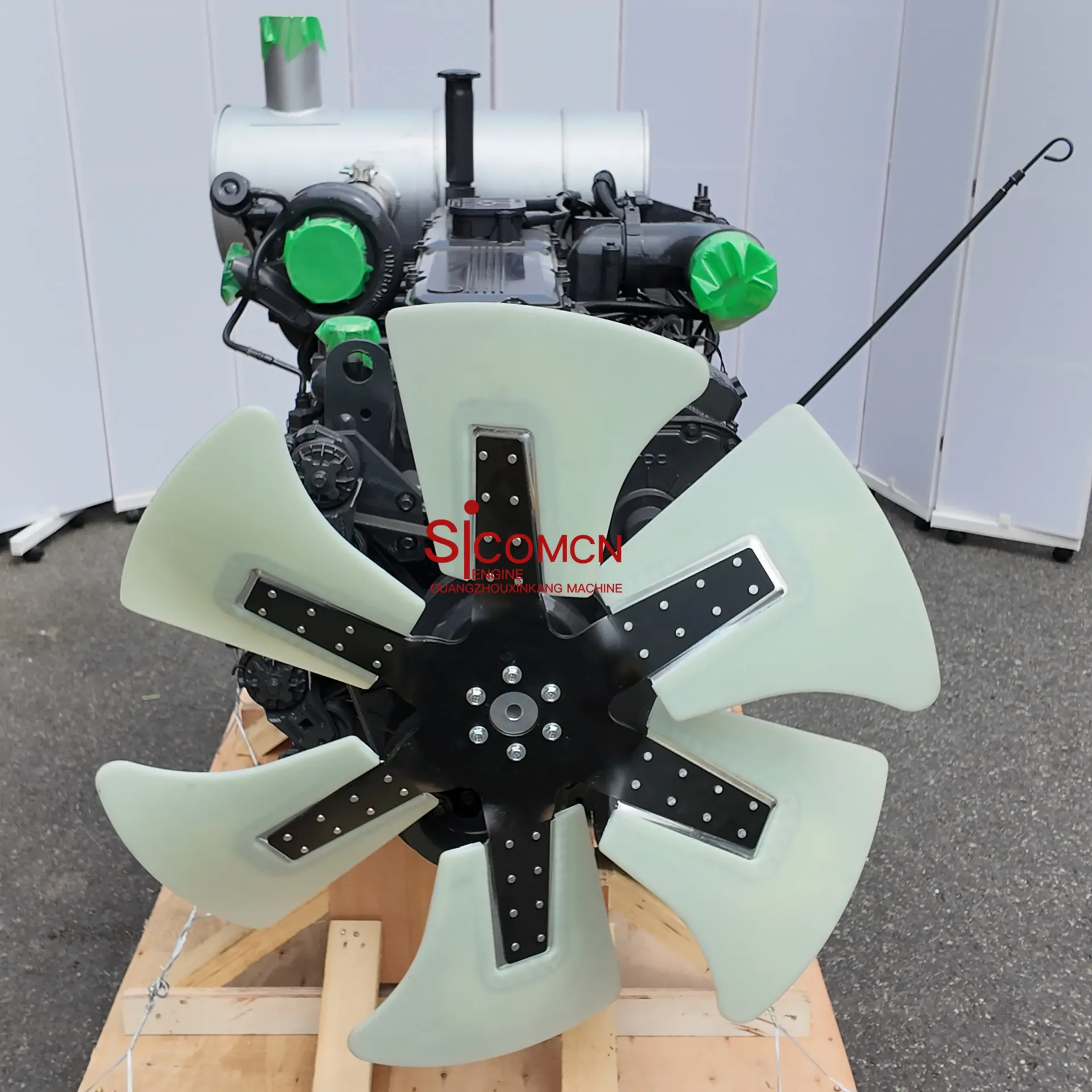 6D114-3 diesel engine turbocharger and intake components