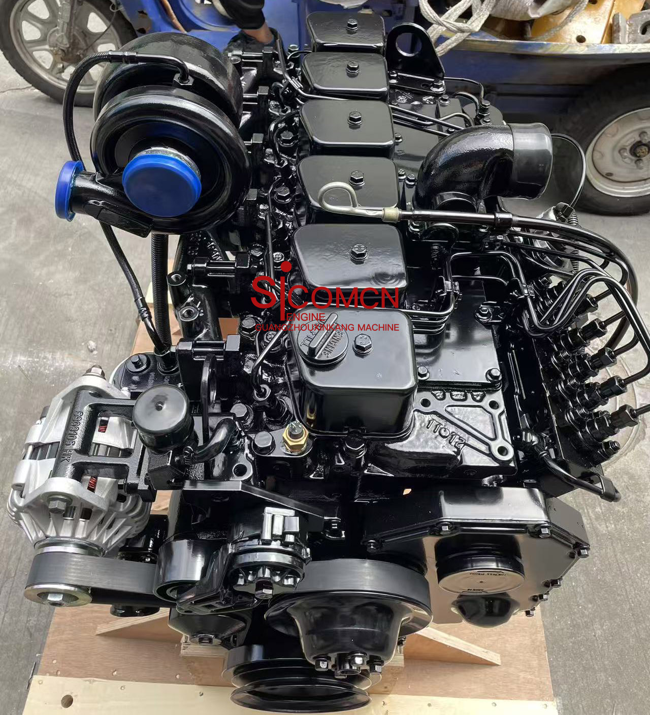 6BT5.9 remanufactured engine side view