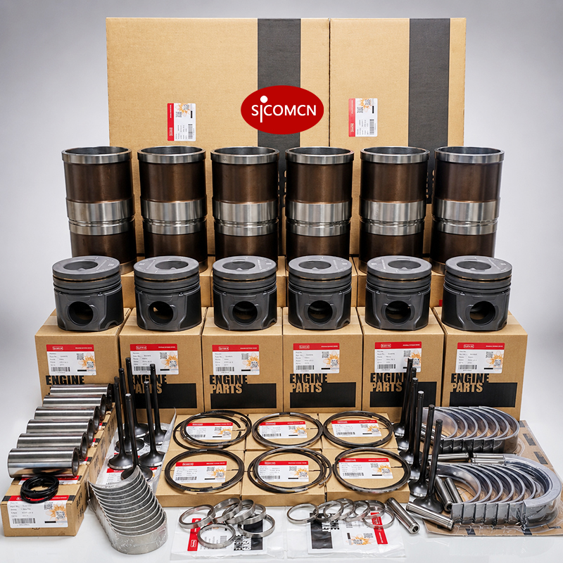 Cummins 6LTAA9.3 overhaul kit with engine rebuild parts for diesel maintenance and repair
