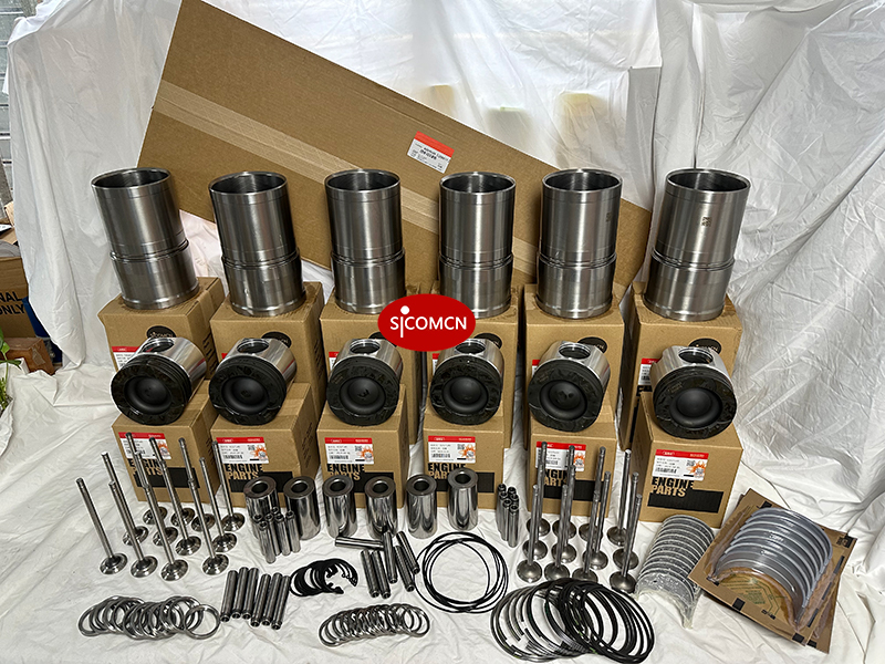 Cummins QSM11 overhaul kit with engine rebuild parts for diesel engine repair and maintenance