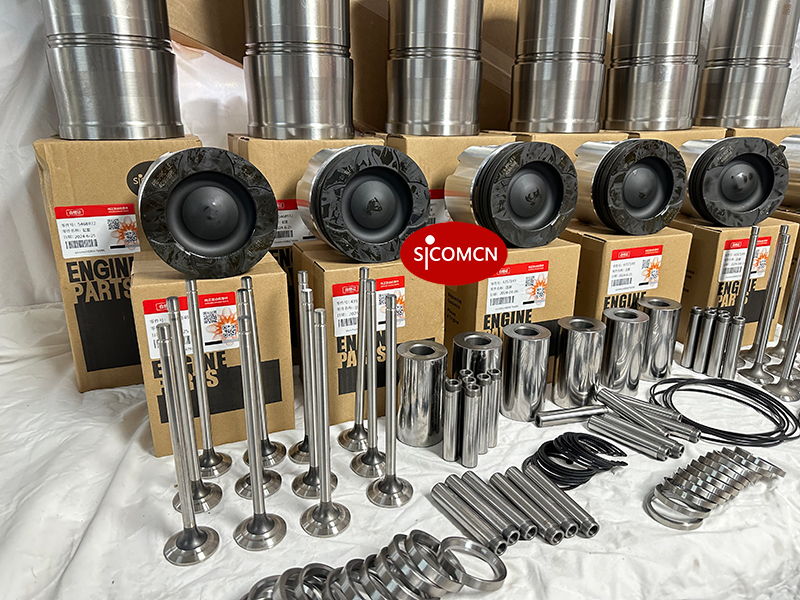 Cummins QSM11 overhaul kit with engine rebuild parts for diesel engine repair and maintenance