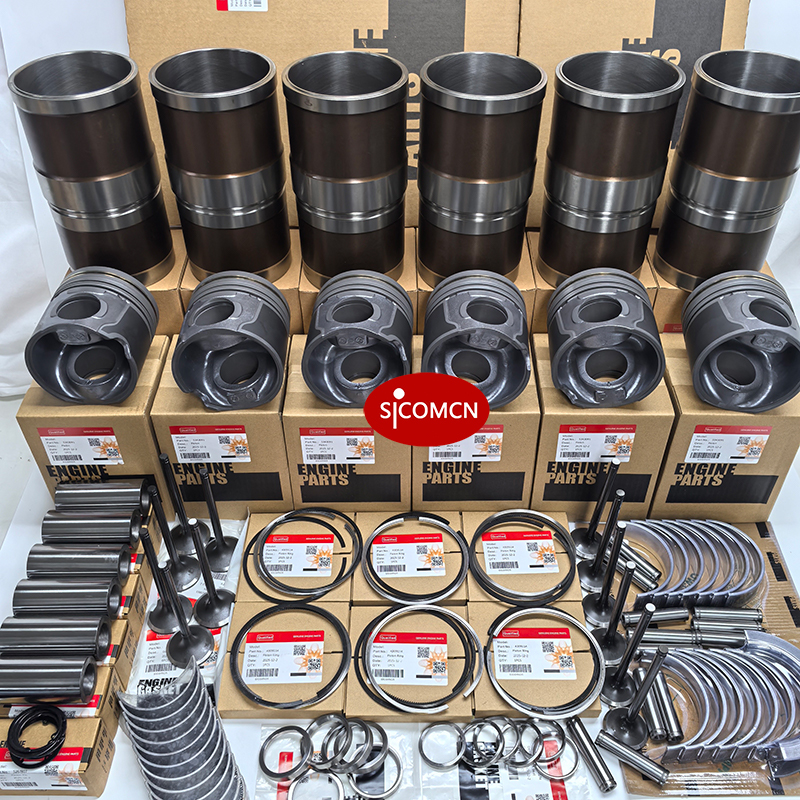 Cummins 6LTAA9.3 overhaul kit with engine rebuild parts for diesel maintenance and repair