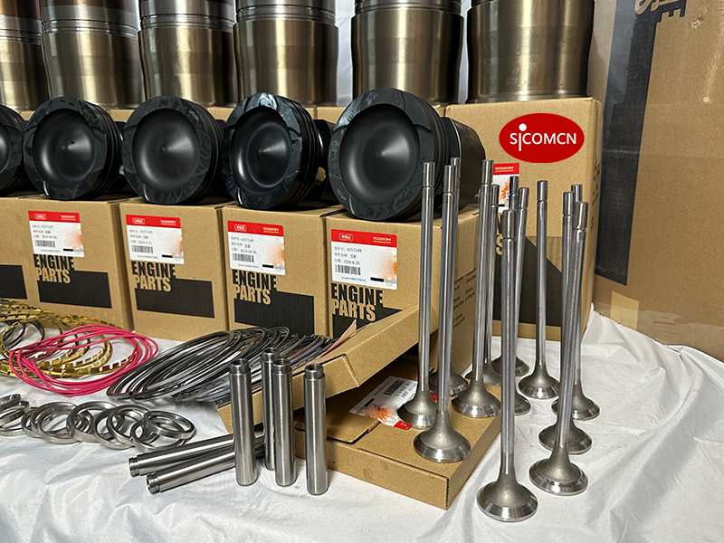 Cummins X15 overhaul kit with engine rebuild parts for diesel engine maintenance and repair