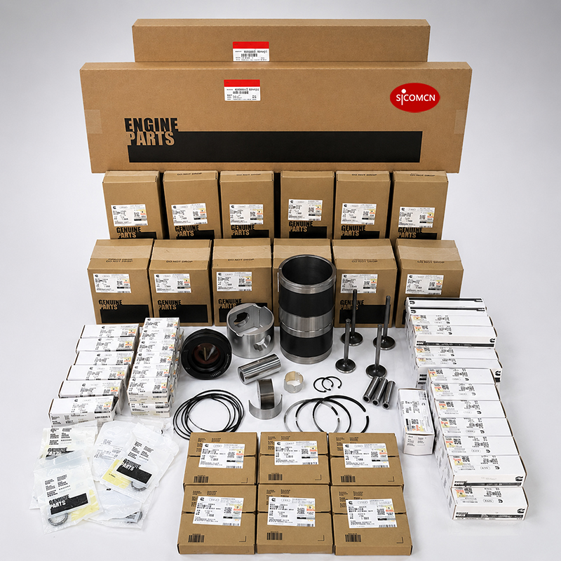 Cummins QSL8.9 overhaul kit with diesel engine rebuild parts for industrial equipment and engine maintenance