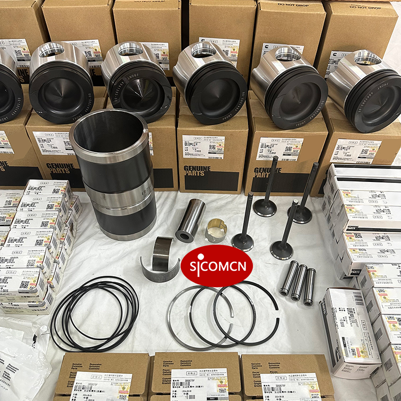 Cummins QSL8.9 overhaul kit with diesel engine rebuild parts for industrial equipment and engine maintenance