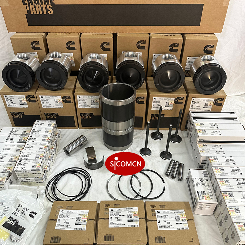 Cummins QSL8.9 overhaul kit with diesel engine rebuild parts for industrial equipment and engine maintenance